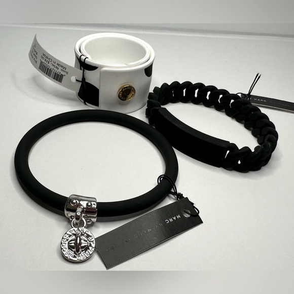 Marc By Marc Jacobs Jewelry - Marc by Marc Jacobs Black and White Bracelet set MSRP $84 NWT